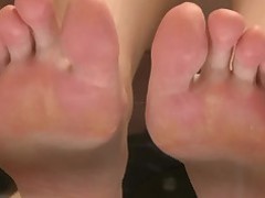 pés fetiche do pé quente japonês