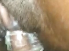 Bébé Creampie Sperme Ébène Bbw